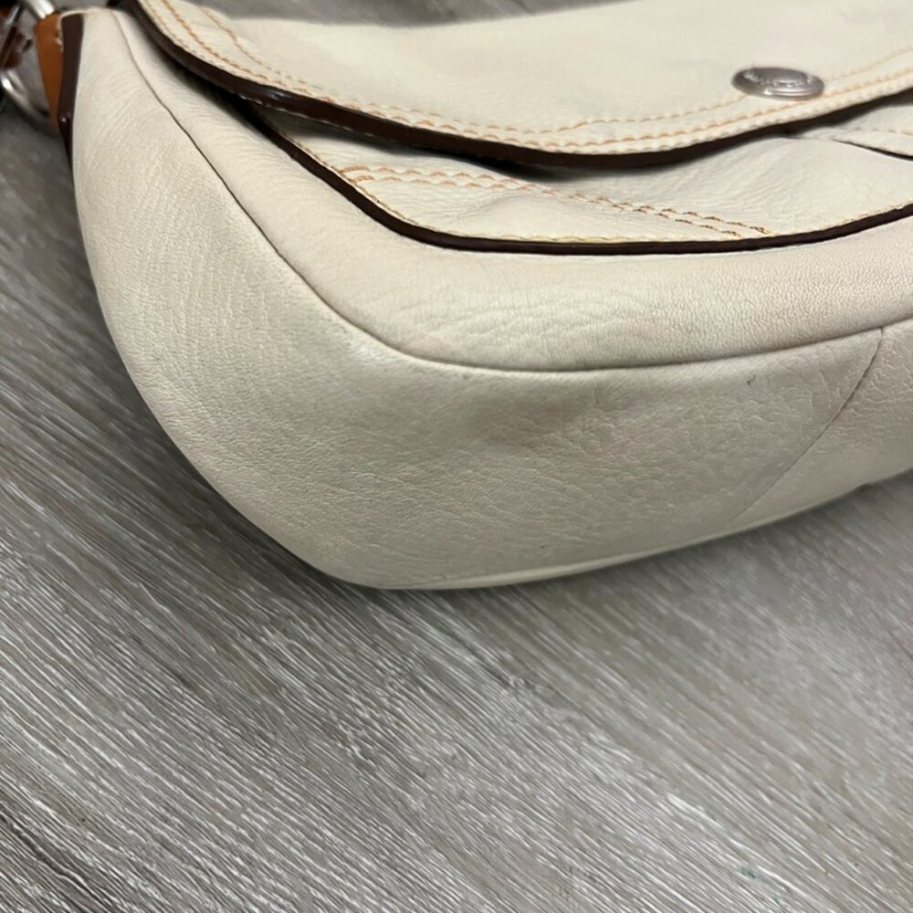 Coach Chelsea Leather Flap Shoulder Bag #12336- - Picture 6 of 8